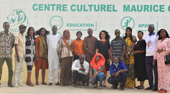 L'équipe de la Fondation et du Centre Culturel Maurice Gueye