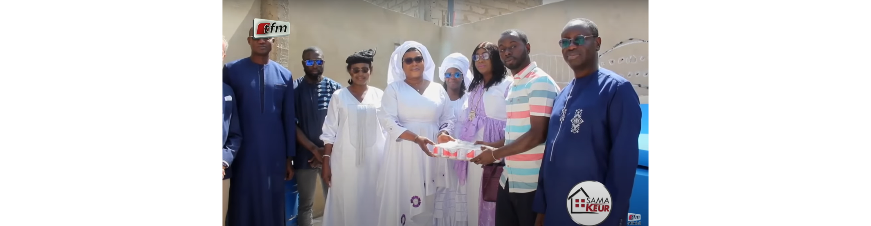 Reportage exclusif : Remise de dons au Centre DELOSSI