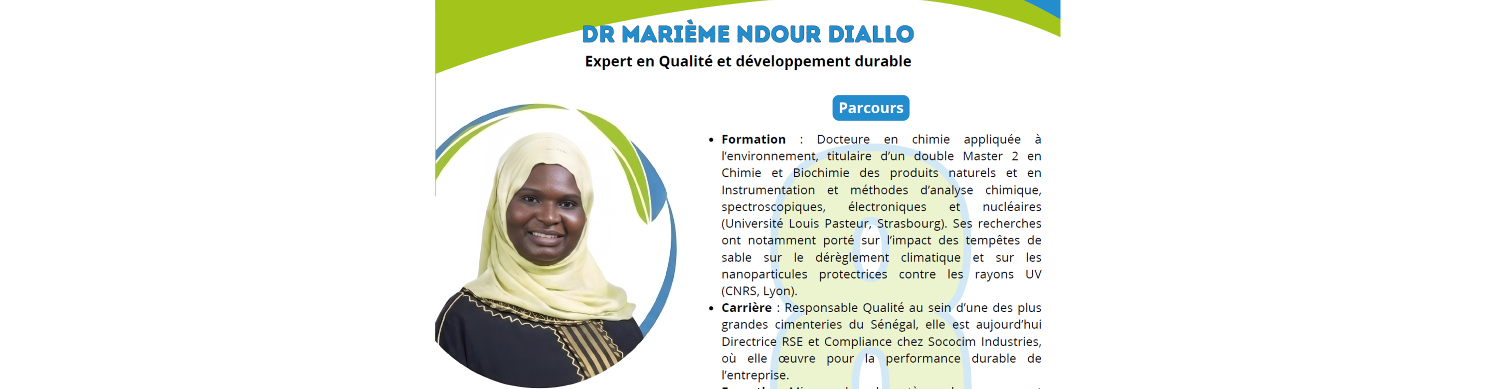 8 Mars 2026 : Distinction ASN Marième Ndour Diallo