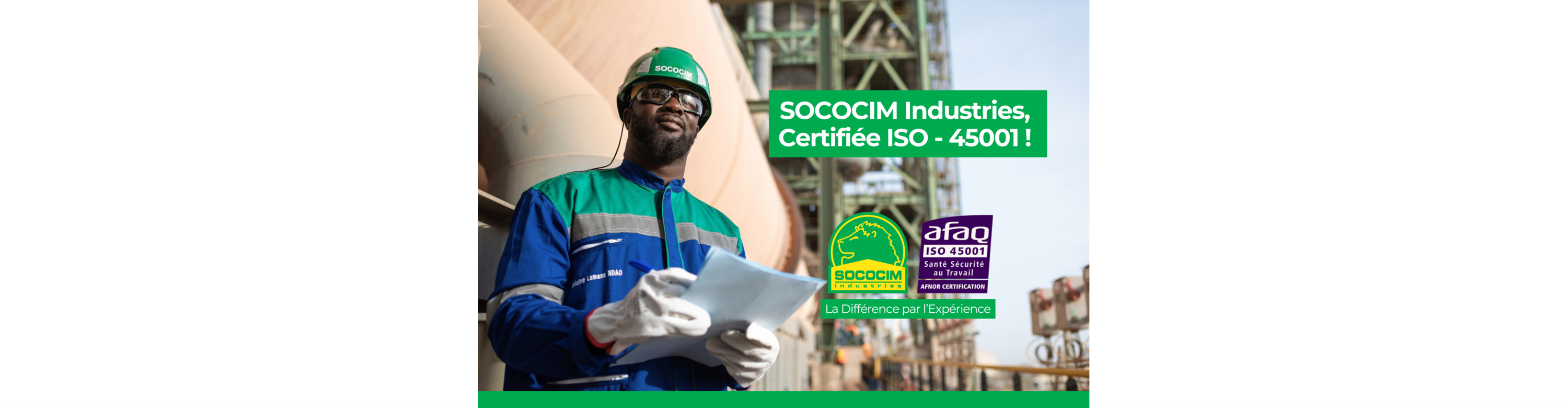 QHSE : Certification ISO 45001