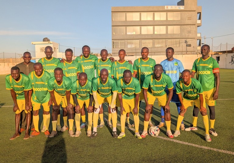 L'équipe de SOCOCIM Industries finaliste du tournoi de football OLAM AGRI