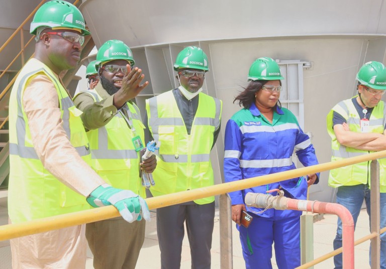 Visite officielle de la SONAGED à SOCOCIM Industries