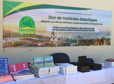 RSE : SOCOCIM Industries soutient les écoles inclusives du département de Rufisque
