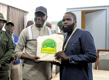 SOCOCIM accueille le Ministre de l'Environnement